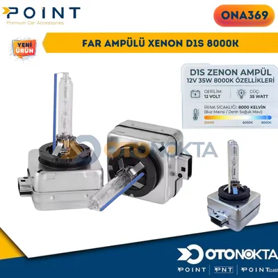 Far Ampulü Xenon D1S 8000K
