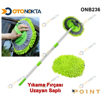 Bakım Ürünü Yıkama Fırça Uzayan Saplı Yeşil