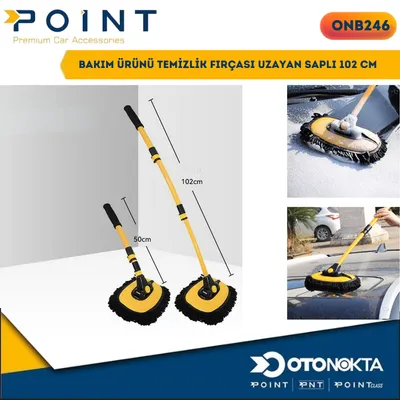 Bakım Ürünü Temizlik Fırçası Uzayan Saplı 102 cm