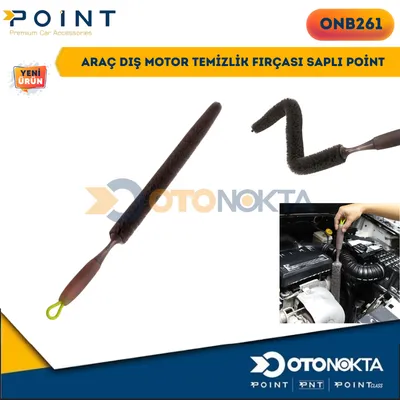Araç Dış Motor Temizlik Fırçası Saplı