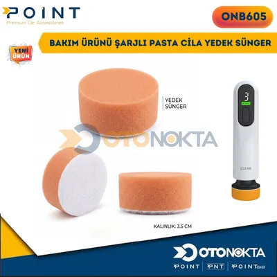 Bakım Ürünü Şarjlı Pasta Cila Yedek Sünger