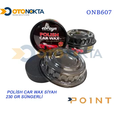 Bakım Ürünü Polish Car Wax Siyah 230 gr Süngerli
