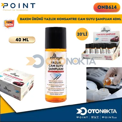 Bakım Ürünü Yazlık Konsantre Cam Suyu Şampuan 40 ml