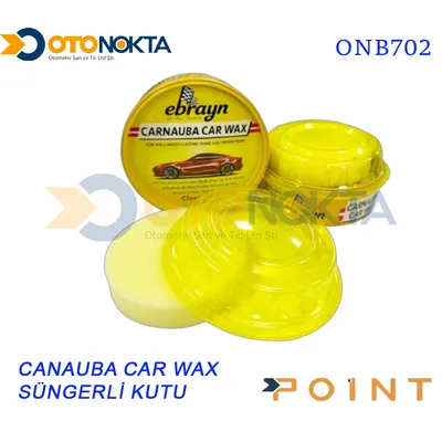Bakım Ürünü Carnauba Car Wax Sarı 230 gr Süngerli