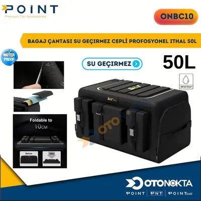 Bagaj Çantası 50 lt Fermarlı Siyah