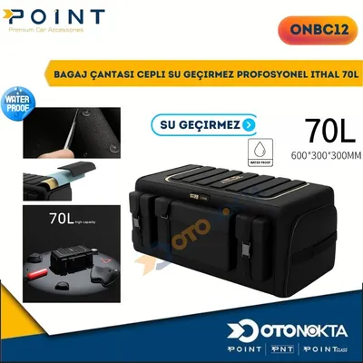Bagaj Çantası 70 lt Fermarlı Siyah