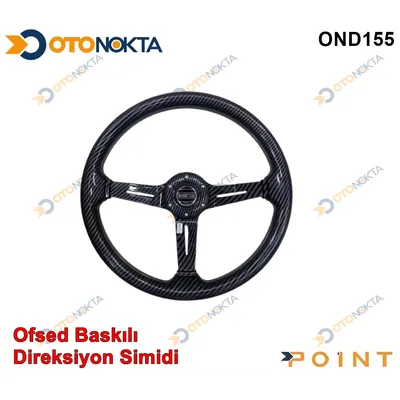Direksiyon Sport Basklı Karbon 3 Kollu