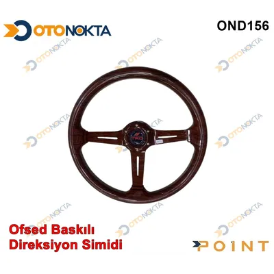 Direksiyon Sport Basklı Maun 3 Kollu