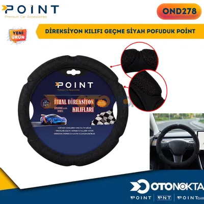 Direksiyon Kılıfı Geçme Siyah Pofuduk