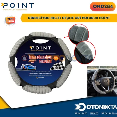 Direksiyon Kılıfı Geçme Gri Pofuduk
