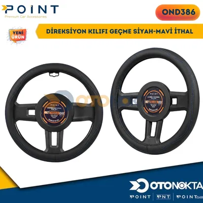 Direksiyon Kılıfı Geçme Siyah-Mavi