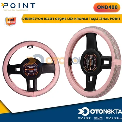 Direksiyon Kılıfı Geçme Lüx Kromlu Taşlı