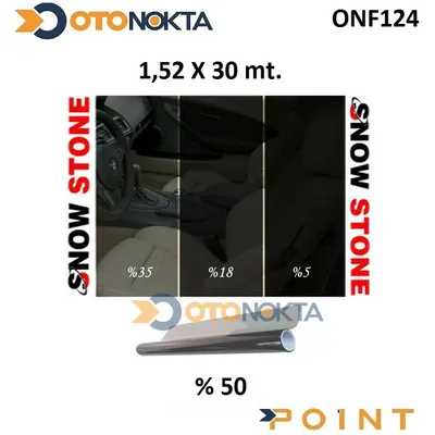 Cam Filmi 152x30MT Çizilmez L.black %50 Snow Stone