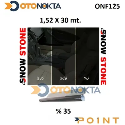 Cam Filmi 152x30MT Çizilmez Black %35 Snow Stone