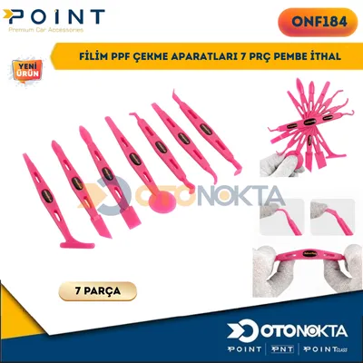 Film PPF Çekme Aparatları 7 Prç Pembe