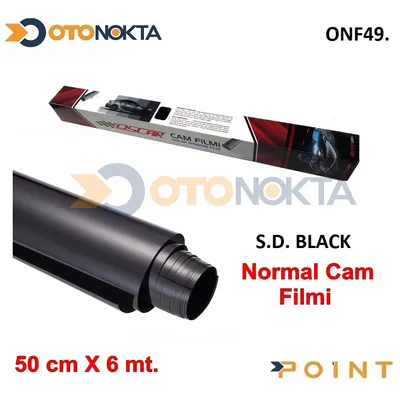 Cam Filmi Normal Kutu S.dark Black 50cmx6m Texzon