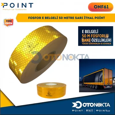 Fosfor E Belgeli 50 Metre Sarı