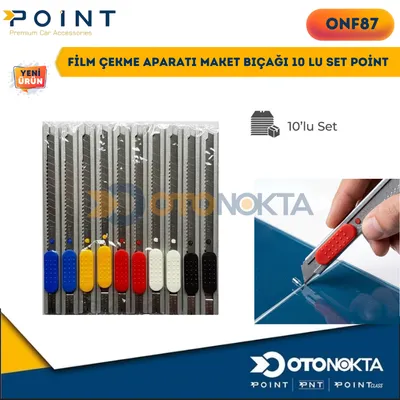 Film Çekme Aparatı Maket Bıçağı 10'lu Set