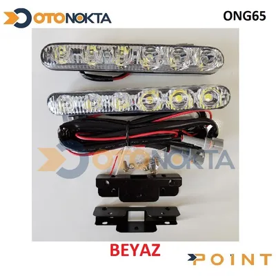 Gündüz Ledi 6 LED Beyaz 12V Lüx