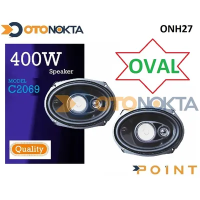 Hoparlör Oval 600W Snt