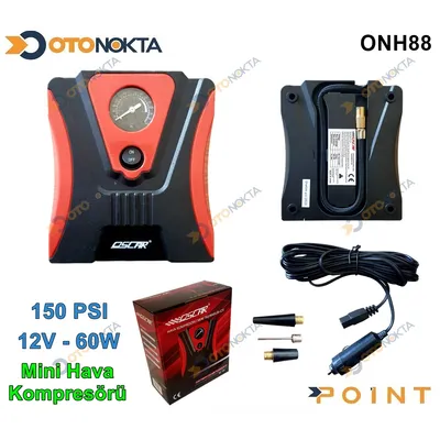 Hava Kompresörü Mini Taşınabilir 12V 0261
