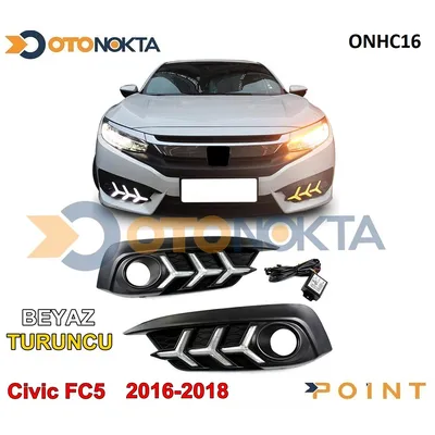 Sis Lambası Ön Orjinal Honda Civic 2016-2018 Oklu