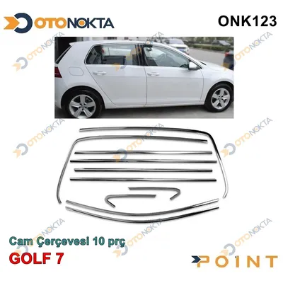 Cam Çerçevesi Krom Volkswagen 10 Prç Golf 7
