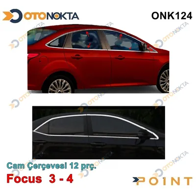 Cam Ford Çercevesi Krom 12 Parça Focus 3-4 Sedan