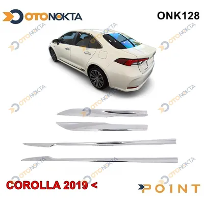 Toyota Yan Kapı Cıtası Krom 4 Parça Corolla 2019
