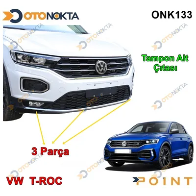 Volkswagen Ön Tampon Çıtası 3 Parça T-Roc 2019+