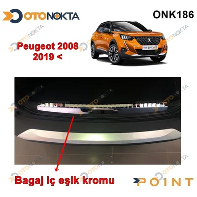 Peugeot 2008-2019+ Bagaj İç Eşiği Kromu 1 Prç