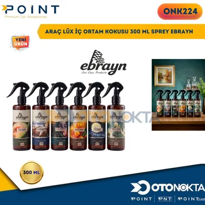 Araç Lüx İç Ortam Kokusu 300 ml Sprey Ebrayn