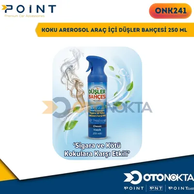 Koku Aerosol Araç İçi Düşler Bahçesi 250 ml
