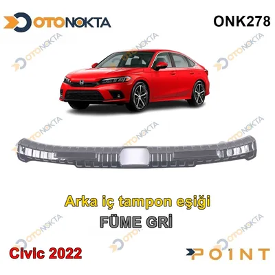 Honda Arka Bagaj İç Eşiği Krom 1 Prç Civic 2022