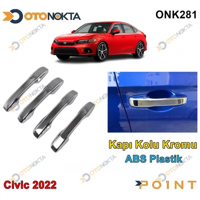 Honda Kapı Kolu 4 Prç Krom Civic 2022