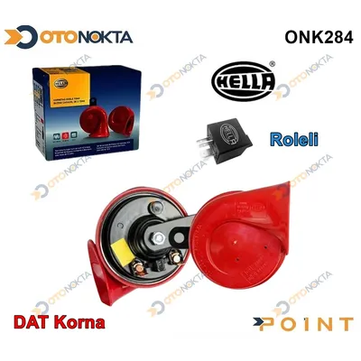 Korna Hella Dadat 12V Kırmızı