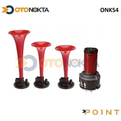 Korna 3'lü Havalı Korna 12V 0402-OSN