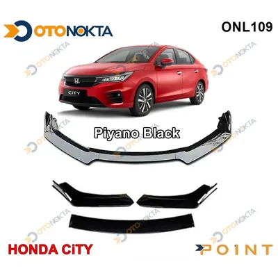 Araca Honda Ozel Tampon Altı Lip 3 Prc Siyah City