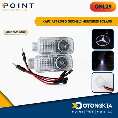 Kapı Alt Logo Geçmeli Mercedes Sclass