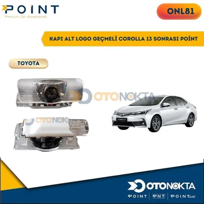 Kapı Alt Logo Geçmeli Toyota Corolla 13 Sonrası