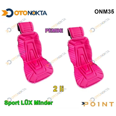 Minder Sport Lüx 2'li Alkantra Kumaş Pembe