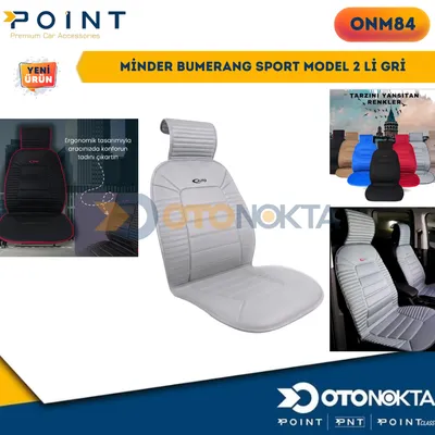 Minder Bumerang Sport Model 2'li Gri