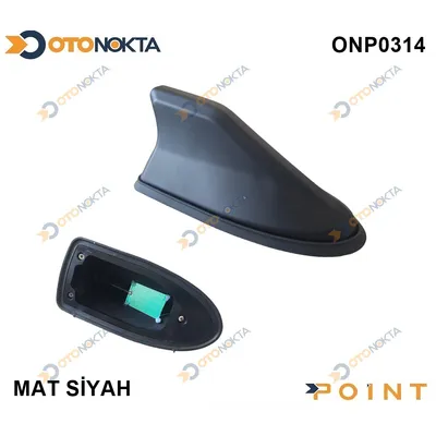 Balina Anten Profesyonel Japon Tip Mat Siyah