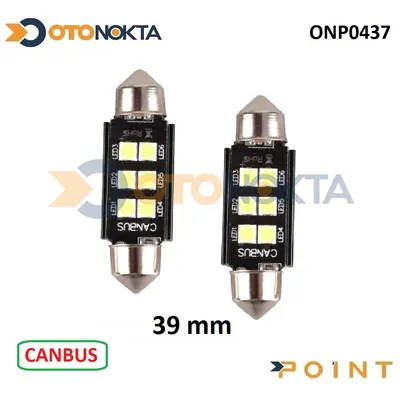 Sofit Ampul 6 LED 39 mm Canbus Beyaz