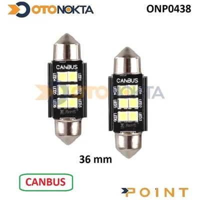Sofit Ampul 6 LED 36 mm Canbus Beyaz