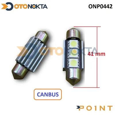 Sofit Ampul 4 LED 41 mm Canbus Beyaz