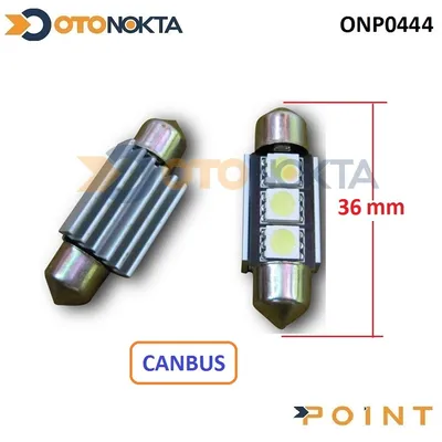 Sofit Ampul 4 LED 36 mm Canbus Beyaz