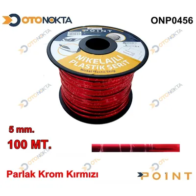 Çıta Şerit Rulo 5MMX100MT Kırmızı