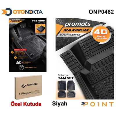 Paspas Üniversal Havuzlu Maximum Siyah Promats