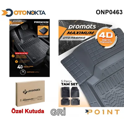 Paspas Üniversal Havuzlu Maximum Gri Promats